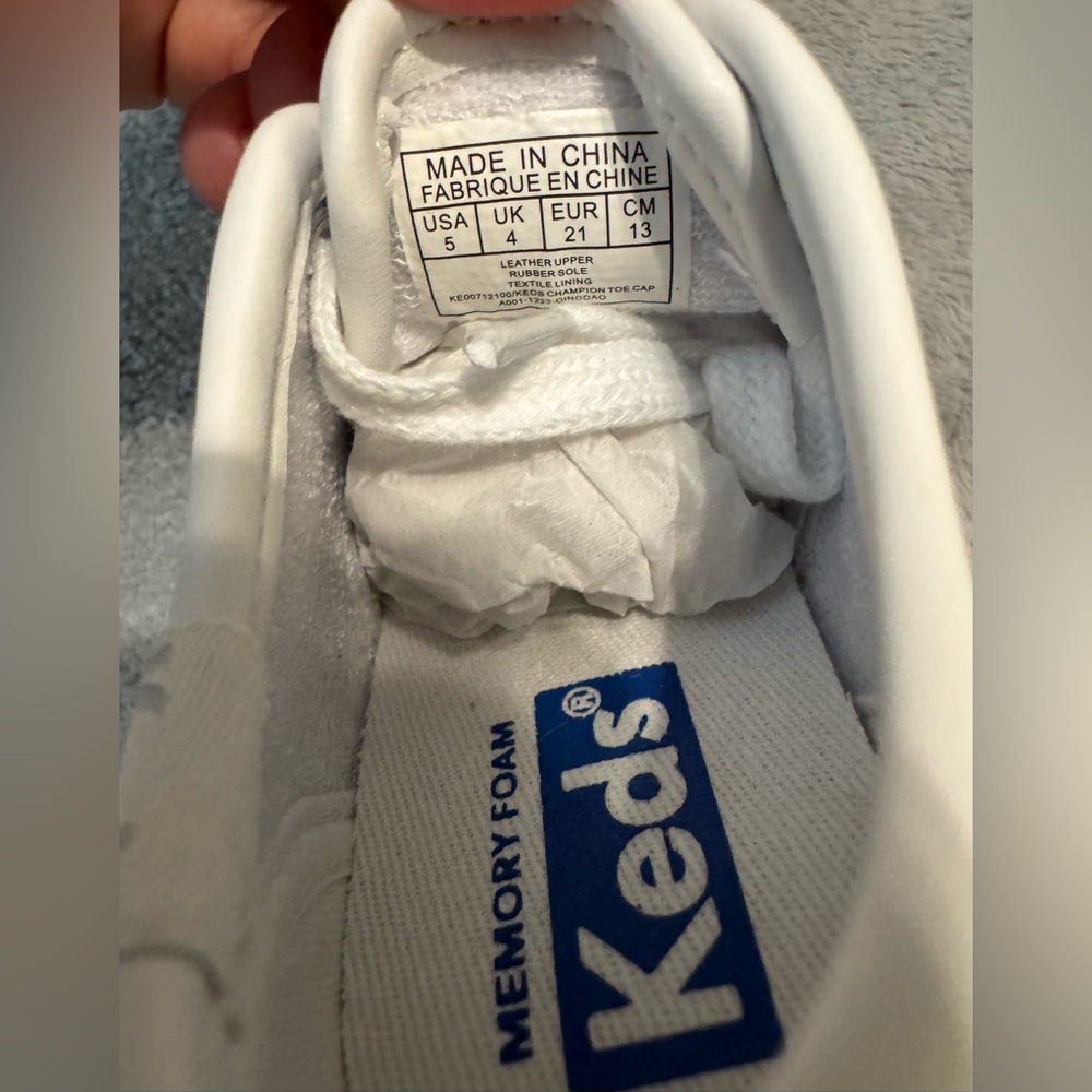 Keds Little Kids Champion Toe Cap 5 - Picture 2 of 6